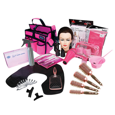 Salons Direct Complete Hairdressing Student Kit Pink