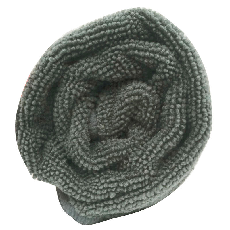 Microfibre Hair Towel Pewter x12