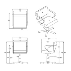 REM Aero Hydraulic Styling Chair
