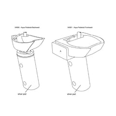 REM Aqua Pedestal Frontwash Unit