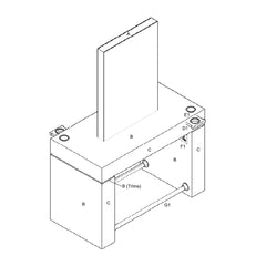 REM Oasis Modular Island Styling Unit