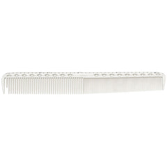YS Park YS G35 Extra Long Fine Tooth Comb with Cutting Guide White