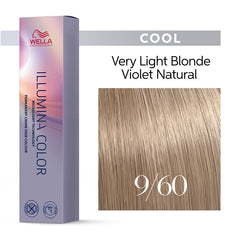 Wella Illumina 60ml 9/60 Very Light Violet Natural Blonde