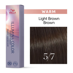 Wella Illumina 60ml 5/7 Light Brunette Brown