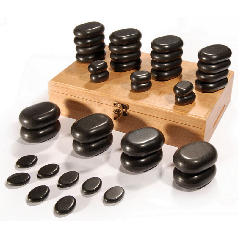 Lotus Massage Stone Set 36 Pieces