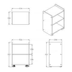 REM Spa Trolley - White