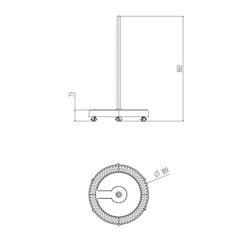 LED Magnifying Lamp with Stand