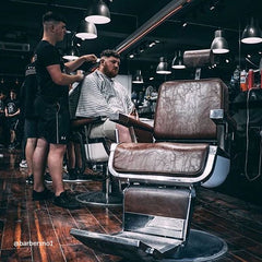 Lotus Raleigh Barber Chair Red
