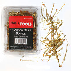 Hair Tools 2" Triple Wave Grips Blonde (Box of 500)