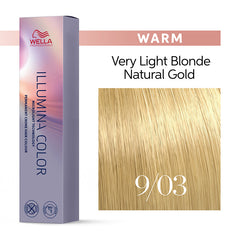 Wella Illumina 60ml 9/03 Very Light Natural Gold