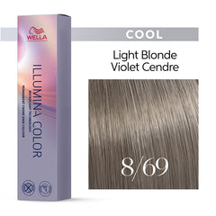 Wella Illumina 60ml 8/69 Light Violet Cendre Blonde