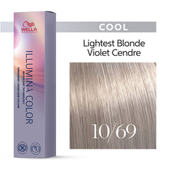 Wella Illumina 60ml 10/69 Lightest Violet Cendre Blonde