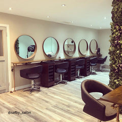 Lotus Chicago Black Styling Chair 5 Star Silver Base