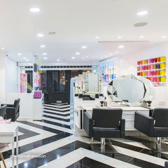 Lotus Phoenix Black Styling Chair 5 Star Silver Base