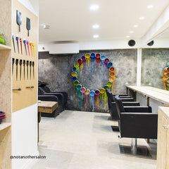 Lotus Phoenix Black Styling Chair 5 Star Silver Base