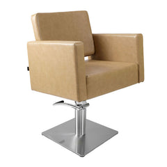 Lotus Phoenix Biscuit Styling Chair Square Silver Base
