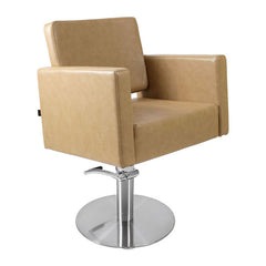 Lotus Phoenix Biscuit Styling Chair Round Silver Base