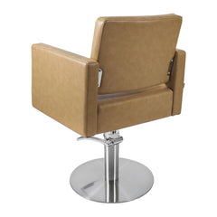 Lotus Phoenix Biscuit Styling Chair Round Silver Base
