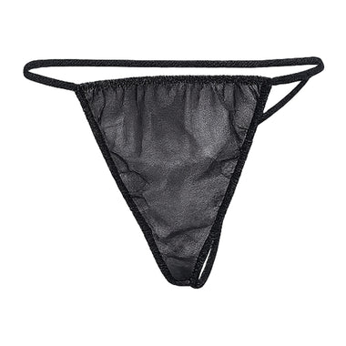 Ladies Disposable G String Black x 50 One Size