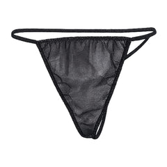 Ladies Disposable G String Black x 50 One Size