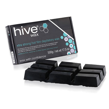 Hive Xtra Strong Hot Film Depilatory Wax Block 500g (Black)