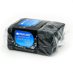 Procare Premium Disposable Towels Black Pack of 50 40cm x 80cm