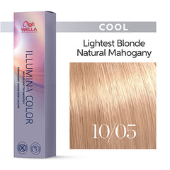 Wella Illumina 60ml 10/05 Lightest Natural Mahogany Blonde
