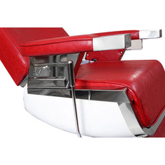 Lotus Raleigh Barber Chair Red
