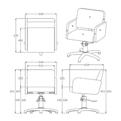 REM Colorado Hydraulic Styling Chair