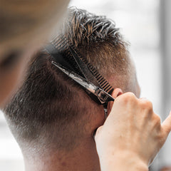 Kasho Silver Series Black 5.5in Offset Scissor