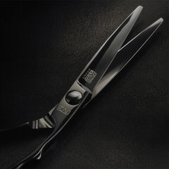 Kasho Silver Series Black 6.5in Offset Scissor