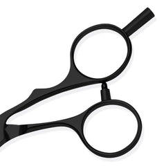 Kasho Silver Series Black 6.5in Offset Scissor