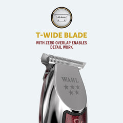 WAHL 5 Star Detailer Trimmer with Extra Wide Blade