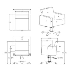 REM Dune Hydraulic Chair
