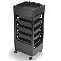 REM Studio Trolley Black with Flat Top Tray