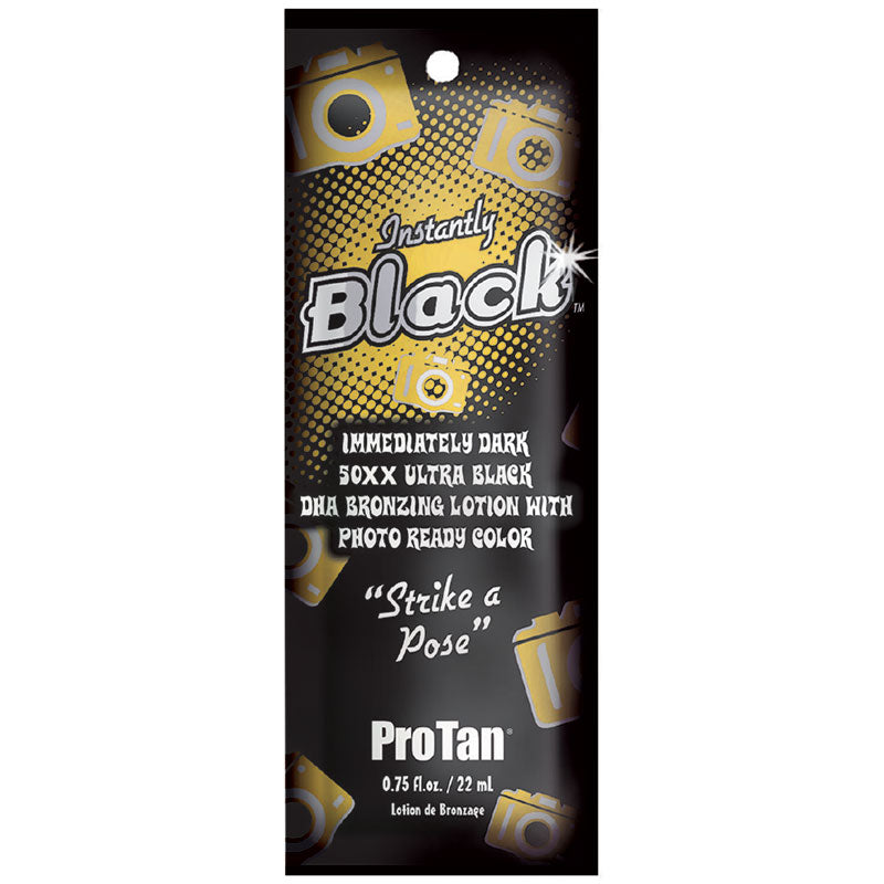 Pro Tan Instantly Black 22ml Sachet Tanning Accelerator