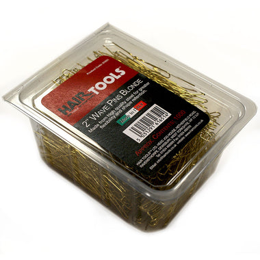 Hair Tools 2" Wave Pins Blonde x 1000