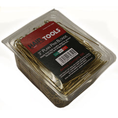 Hair Tools 3in Plain Pins Blonde x 500