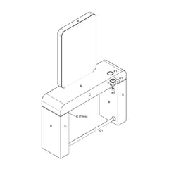 REM Lunar 2 Position Wall Unit