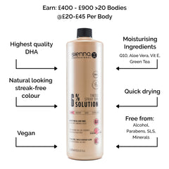 Sienna X 6% Professional Tanning Solution 1000ml