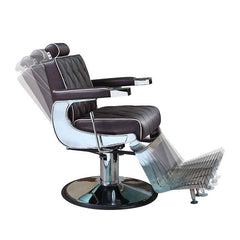 Lotus Eastwood Barber Chair Brown