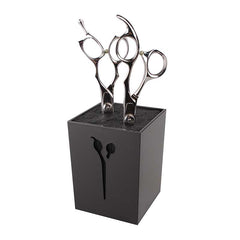 Lotus Black Square Scissor Stand