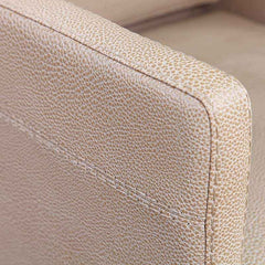 Lotus Murray Caramel Styling Chair Square Silver Base
