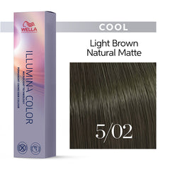Wella Illumina 60ml 5/02 Light Natural Cool Ash Brown