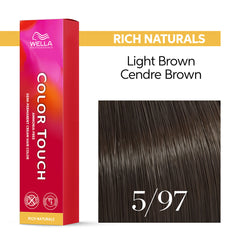 Wella Color Touch 60ml 5/97 Light Cendre Brunette Blonde