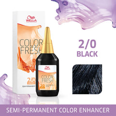 Wella Color Fresh 75ml 2/0 Black
