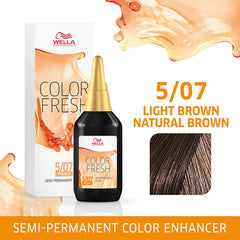 Wella Color Fresh 75ml 5/07 Light Brown Natural Brown
