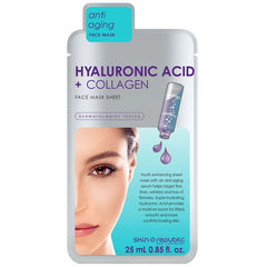 Skin Republic Hyaluronic Acid & Collagen Face Mask Sheet 25ml