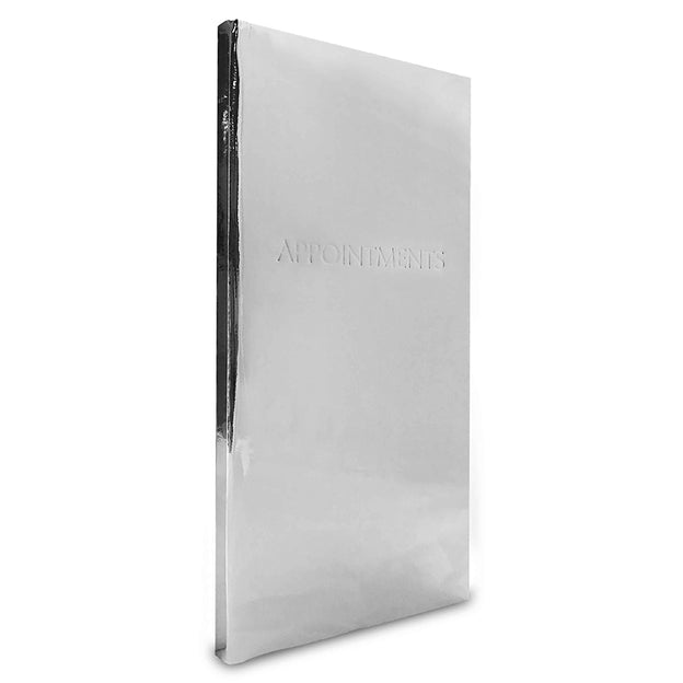 Appointment Book 3 Column Silver