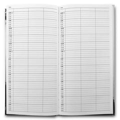 Appointment Book 3 Column Silver